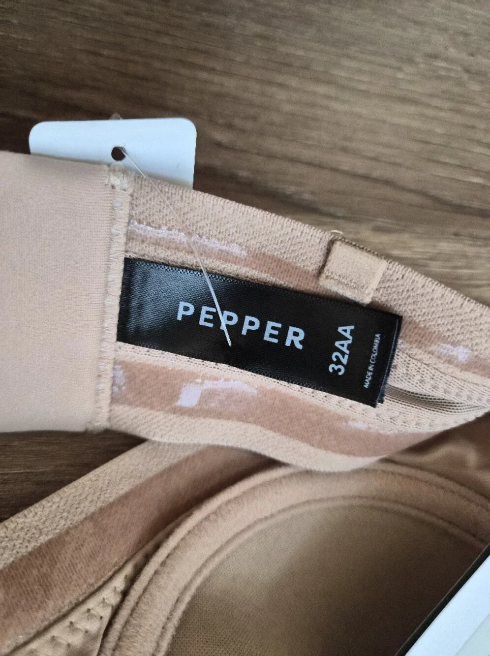 NWT Pepper Everyday Strap or Strapless Nude T-Shirt Bra